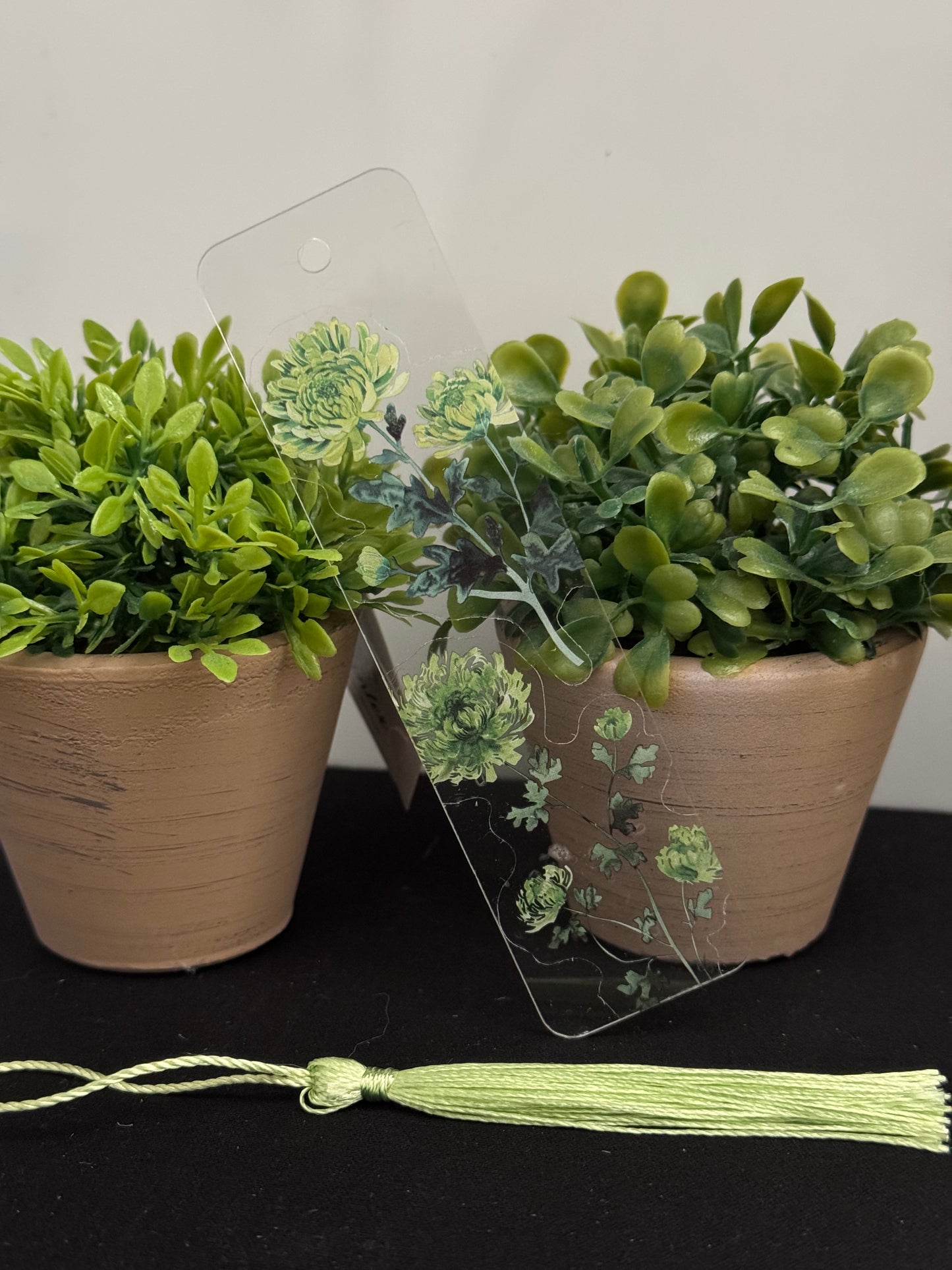 Floral Bookmark (Green#2)