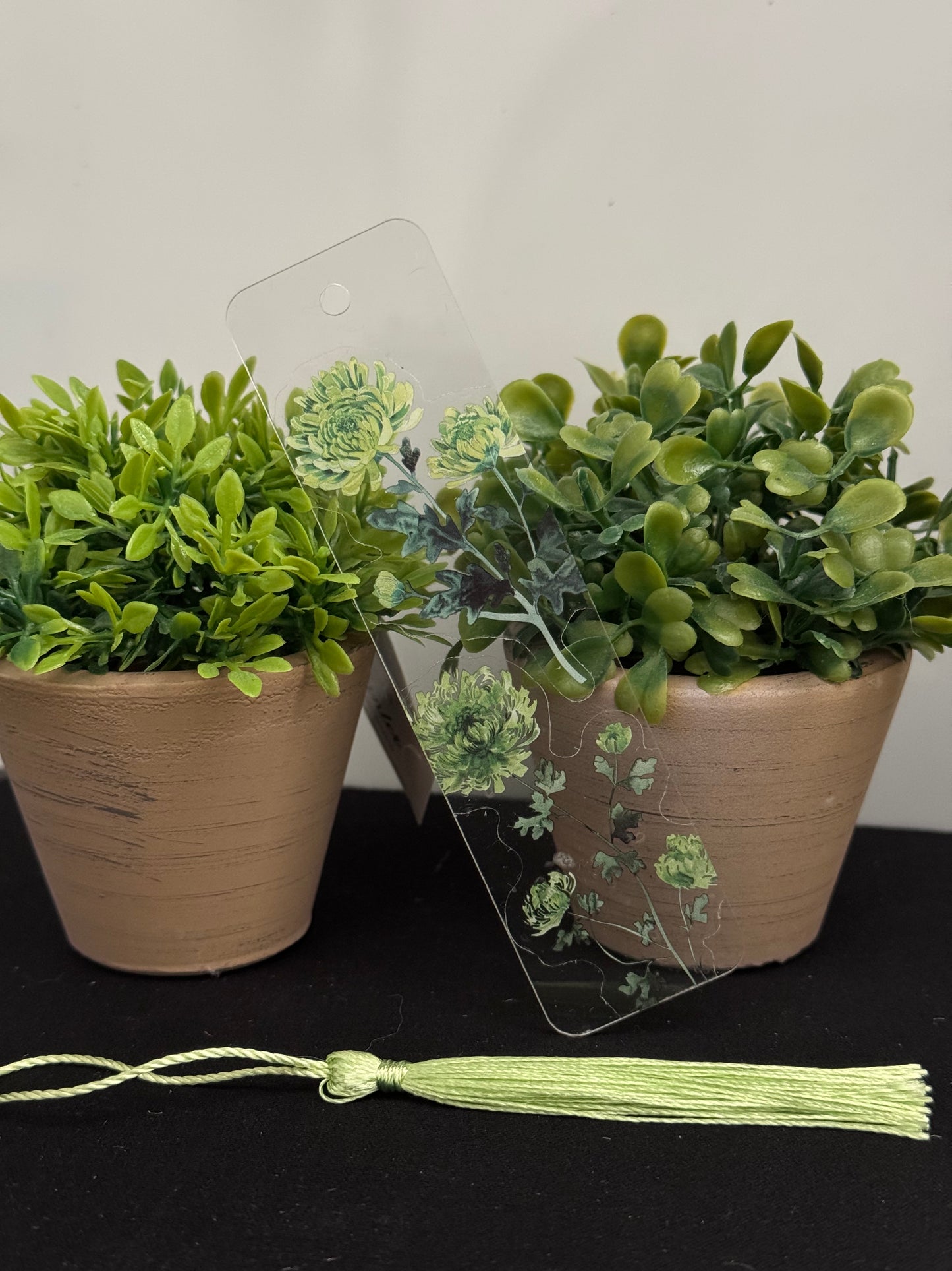 Floral Bookmark (Green#2)