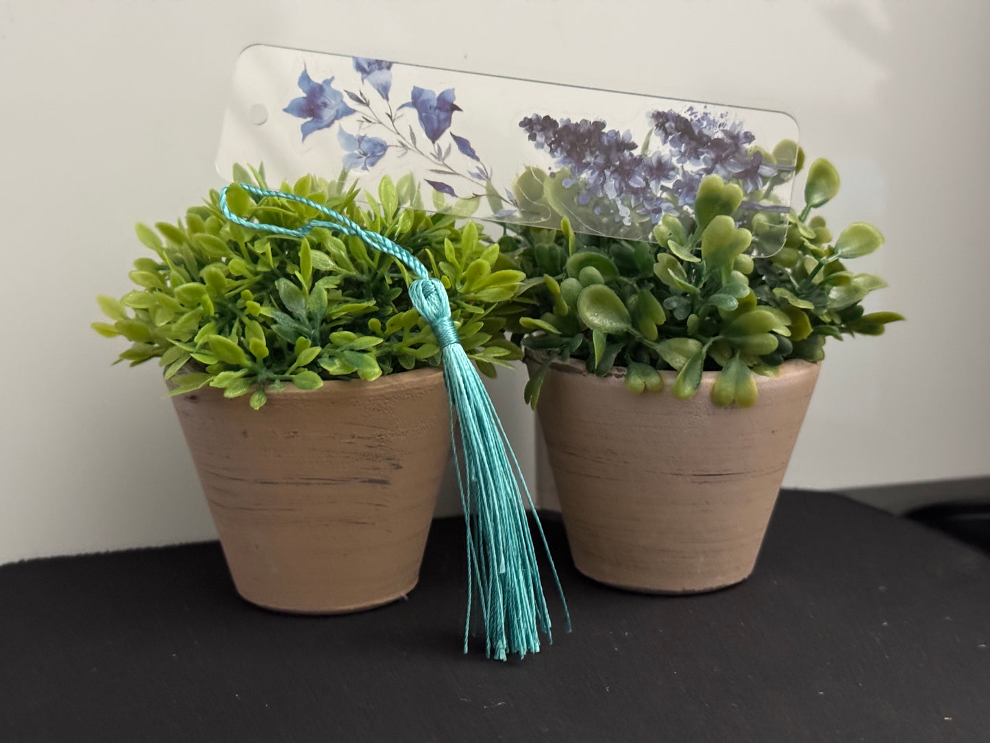 Floral Bookmark (Blue#2)
