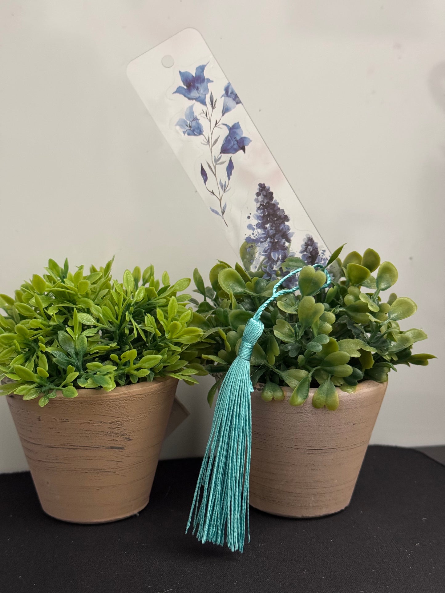 Floral Bookmark (Blue#2)
