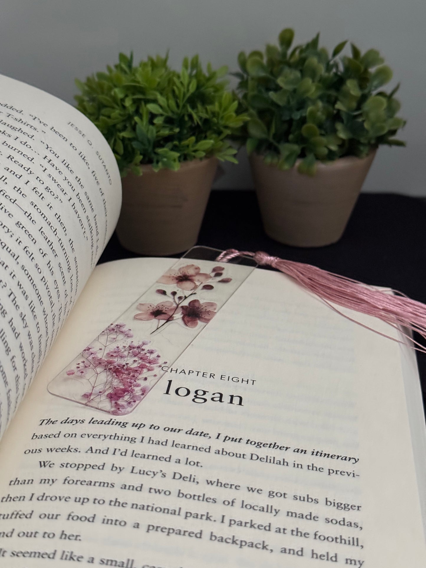 Floral Bookmark (Green)