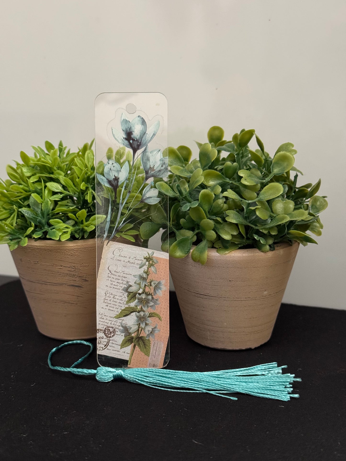 Floral Bookmark (Blue)