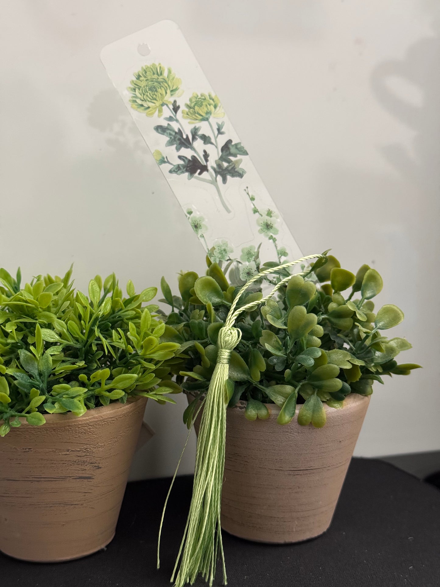 Floral Bookmark (Green)