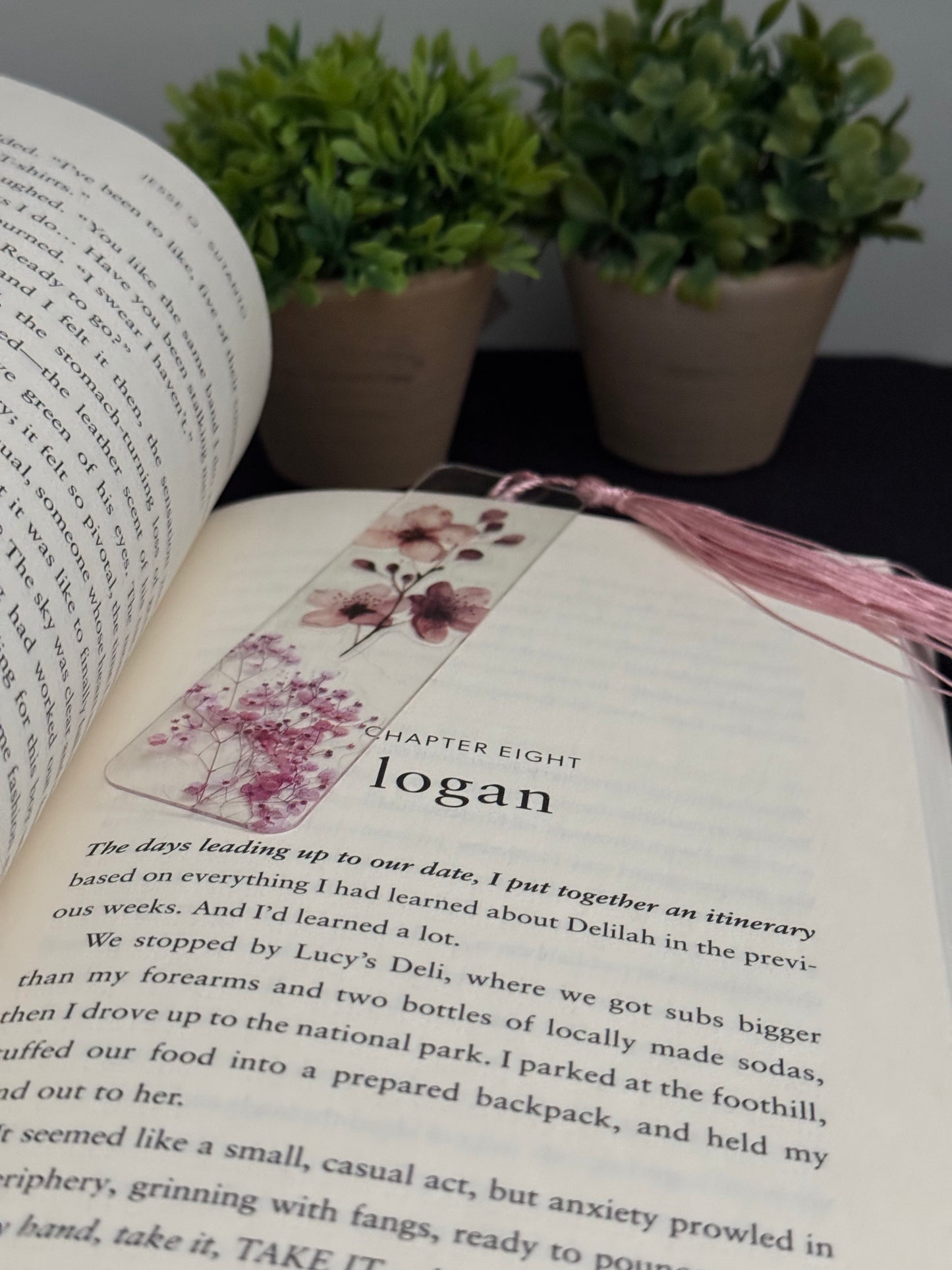 Floral Bookmark (pink)